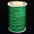 Cordon en soie coréenne n°6 vert vif pour le tissage de bijoux DIY et les nœuds chinois - N° 5 (Environ 2,5 mm) / Vert