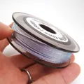 High-quality iridescent 0.85mm jewelry cord for DIY hand-woven braiding and beaded bracelets - Approximately 0.8mm / Hyacinth Purple