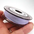0.85mm iridescent purple braided cord spool for DIY jewelry making and beaded bracelets - Approximately 0.8mm / Taro Purple