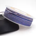 1.5mm blue and pink dragon scale braided cord for jewelry making on a white spool - Blue and Pink Dragon Cord (42#) / 1.5mm (10 Meters/Roll)