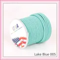 Durable lake blue Milan cord spool for DIY jewelry making and necklace rope SKU 005 - Lake Blue 005