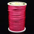 Bobine de fil de soie coréenne magenta n° 6 pour fabrication de bijoux et nœuds - N° 5 (Environ 2,5 mm) / Rose rouge