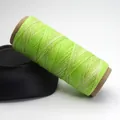 Fil de cire dégradé ciel étoilé vert citron 0,5 mm cordon tressé pour bijoux DIY - Vert Citron Métallique (C147)