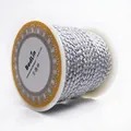 Silver grey 2.5mm braided dragon scale cord for DIY jewelry necklaces and pendants - 2.5mm / Silver Gray 14#