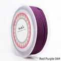 Premium 4mm Milan cord in magenta 04 for DIY jewelry making and necklace crafting - 2.0mm / Purplish Red 04#