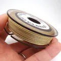 0.85mm metallic gold iridescent jade thread beading cord for DIY bracelets - Approximately 0.8mm / 03 Champagne Gold