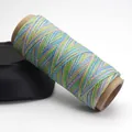 Fil de cire arc-en-ciel de 0,5 mm pour la fabrication de bijoux DIY et l'artisanat tressé - Dégradé Multicolore (C167)