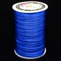 Bobine de cordon en nylon tressé bleu royal éclatant pour bijoux DIY et nœuds chinois - N° 5 (Environ 2,5 mm) / Bleu saphir