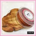 BedLin 1mm copper metallic thread spool for DIY jewelry weaving and tassel crafting - 1mm / Brown (1005#)