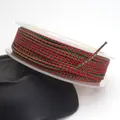 Spool of 1.5mm red and green twisted dragon cord for DIY jewelry and necklace making - Red-Green Dragon Cord (71#) / 1.5mm Diameter 10m/Roll