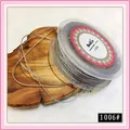BedLin 1mm silver metallic cord for DIY jewelry braiding and craft projects, SKU 1006# - 1mm / Silver Thread (1006#)