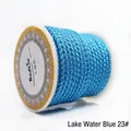 Professional 2.5mm dragon pattern braided cord for DIY necklace jewelry in lake blue color - 2.5mm / Lake Blue 23#