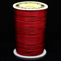 Fil de soie coréenne rouge n° 6 pour le tressage de bijoux DIY et l'artisanat fait main - N° 5 (Environ 2,5 mm) / Bordeaux