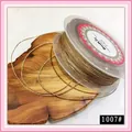 1mm gold metallic thread spool for DIY jewelry making, braiding, and tassel crafts - 1mm / Light Champagne (1007#)