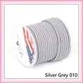 Premium silver grey Milan cord braided string for DIY bracelet and necklace jewelry - Silver Gray 010