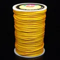 Bobine de fil de soie coréen jaune vif n° 6 pour le tissage de bijoux et de nœuds - N° 5 (Environ 2,5 mm) / Jaune d'or Profond