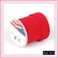 Premium red Milan cord spool for DIY bracelet and necklace making color code 012 - Red 012