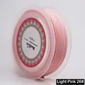 High-quality 4mm Milan cord for DIY necklaces and jewelry crafts in light pink color - 2.0mm / Light Pink 26#