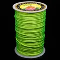 Cordon en soie coréenne n° 6 vert fluo pour tressage de bijoux DIY et nœuds. - N° 5 (Environ 2,5 mm) / Jaune Néon