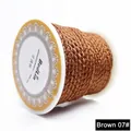 Professional 2.5mm brown dragon vein braided cord for DIY necklace and jade jewelry - 2.5mm / 13 Meters/Pack / Brown 07#