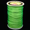 Cordon de bijoux vert néon brillant pour tresses de bracelets et pendentifs - N° 5 (Environ 2,5 mm) / Vert Fluorescent