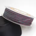 1.5mm red and teal braided dragon pattern nylon cord for DIY jewelry necklace making - Red-Blue Dragon Cord (47#) / 1.5mm Diameter 10m/Roll