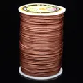Cordon de soie coréenne n° 6 brun rougeâtre pour bijoux DIY et nœuds chinois faits main - N° 5 (Environ 2,5 mm) / Gris Violet