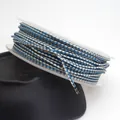Premium 1.5mm blue and silver dragon pattern braided cord on spool for DIY jewelry making - Blue-Silver Dragon Cord (62#) / 1.5mm Diameter 10m/Roll