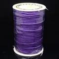 Bobine de cordon en soie coréenne violette pour bijoux faits main et tressage DIY - N° 5 (Environ 2,5 mm) / Violet Foncé