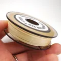 Professional 0.85mm iridescent golden jade thread for DIY jewelry bracelet weaving - Approximately 0.8mm / 17 Milky Yellow