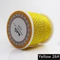 Bright yellow 2.5mm dragon grain cord on white spool for DIY jewelry making - 2.5mm / 13 Meters/Pack / Yellow 26#