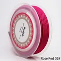 Premium 4mm Milan cord spool for DIY necklaces and jewelry in rose red 02 finish - 2.0mm / Rose Red 02#