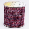 3mm red blue white colorful twill braided cord for DIY jewelry making and craft projects - 3mm / 07#
