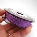 Premium purple shimmering jade thread 0.85mm on spool for DIY jewelry weaving and crafts - Approximately 0.8mm / Grape Purple
