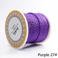 Premium 2.5mm purple dragon pattern cord for DIY jewelry and crafts, color 27# - 2.5mm / Purple 27#