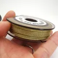 0.85mm gold metallic braided cord for DIY jewelry and beaded bracelet making crafts - Approximately 0.8mm / Light Gold