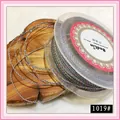 Durable 1mm metallic rainbow braided thread for DIY jewelry making and crafts item 1019# - 1mm / Mix Yellow Blue Colorful (1019#)