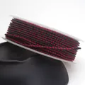 1.5mm red and black braided dragon pattern cord on clear spool for jewelry making DIY - 1.5mm / Red and Dark Green Dragon Cord (51#) / 10 Meters Per Roll / Red and Dark Green (51#)