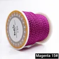 Premium spool of 2.5mm magenta dragon pattern cord for DIY jewelry making projects - 2.5mm / Purple Red 15#