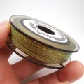 0.85mm iridescent gold-green jade beading cord for DIY jewelry making and bracelets - Approximately 0.8mm / Olive Green