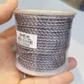High-quality 2.5mm grey-purple dragon pattern braided cord spool for jewelry DIY necklaces - 2.5mm / Dark Gray 35#