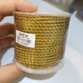 Professional 2.5mm golden dragon pattern braided cord for DIY jewelry crafts - 2.5mm / Earth Yellow 29#