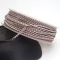 High-quality 1.5mm purple dragon pattern braided cord for necklace and bracelet jewelry making. - 1.5mm / Purple and White Dragon Cord (57#) / 10 Meters Per Roll / Purple and White (57#)