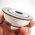 Professional white 0.85mm jade thread spool for DIY jewelry making and braided bracelets - Approximately 0.8mm / White