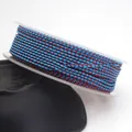 1.5mm dragon pattern braided cord for DIY jewelry making in red and blue colors - 1.5mm / Red and Blue Dragon Cord (69#) / 10 Meters Per Roll / Red and Blue (69#)