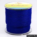 3 mm dik massief gevlochten koningsblauw maïstouw voor DIY sieraden en kettingen - Ongeveer 3,0MM / Saffierblauw