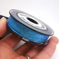 0.85mm peacock blue shimmering magic color jade thread for DIY handmade jewelry - Approximately 0.8mm / Peacock Blue
