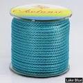 Professioneel 3mm gevlochten maïstouw voor DIY sieraden in meerblauw uitvoering - Ongeveer 3,0MM / Meerblauw