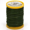 High-quality 0.65mm dark green South American waxed thread for DIY jewelry braiding - Waxed Cord (N659) / 0.65mm / Dark Green