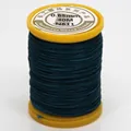 0.65mm dark teal handmade waxed thread for DIY jewelry making, 40 meters spool. - Waxed Cord (N611) / 0.65mm / Malachite green